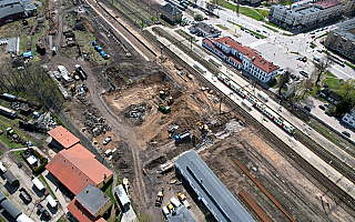 Rail Baltica w budowie. Zmiana organizacji ruchu i utrudnienia w Ełku